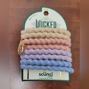 Scunci Wicked Glitter Hair Ties Nwt